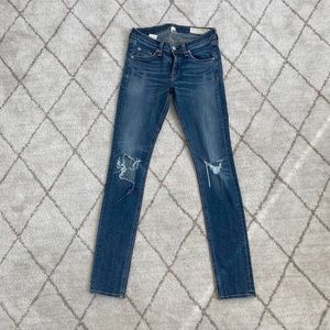 Rag & Bone Distressed Skinny Jeans